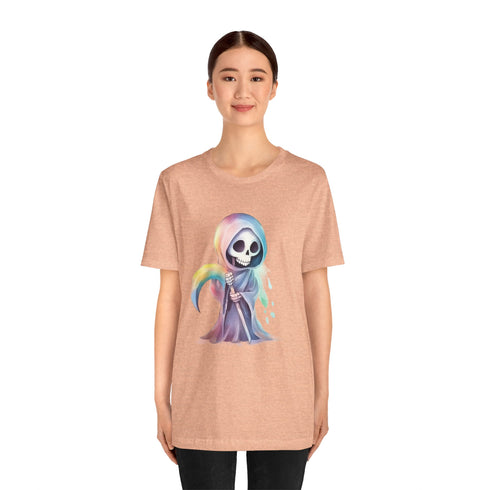 Cute Colorful Reaper - Short Sleeve Tee